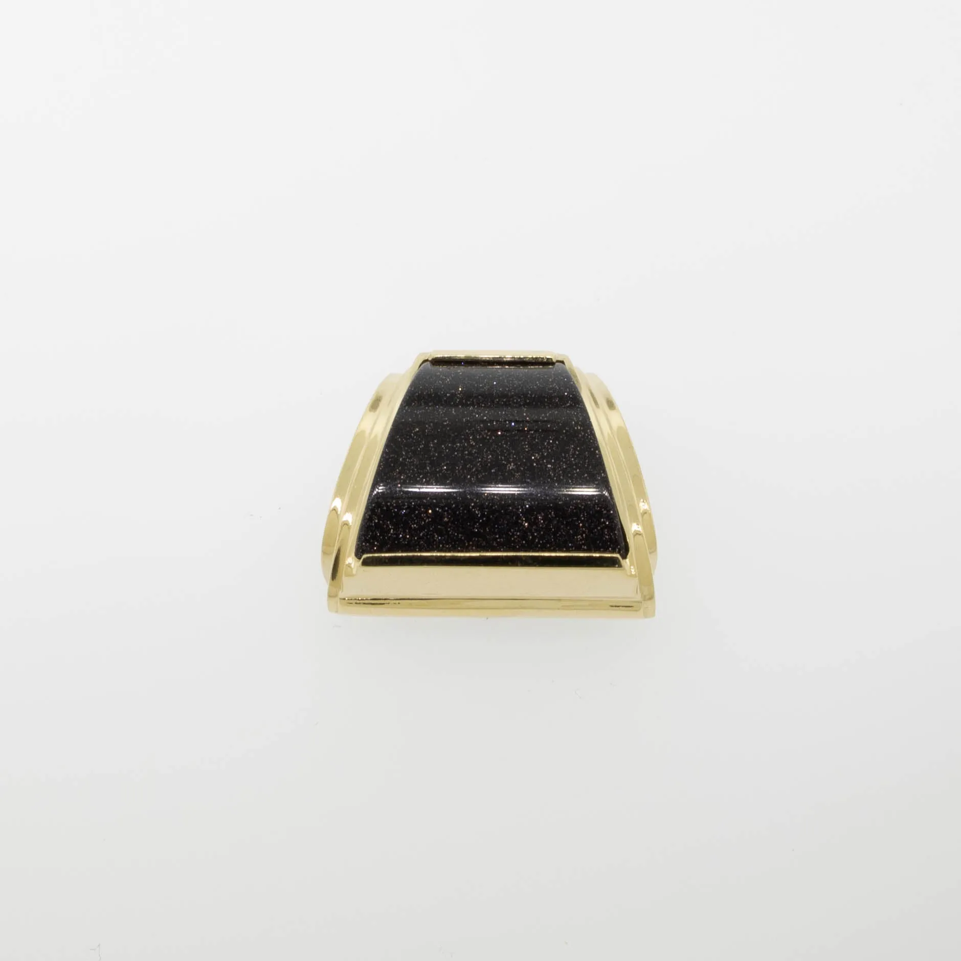 14K Yellow Gold Goldstone Slide/Pendant by Siffari from our Estate Collection
