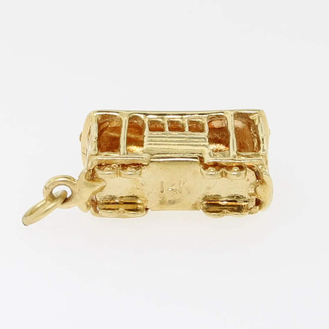 14K Yellow Gold Streetcar Pendant (Estate Jewelry)