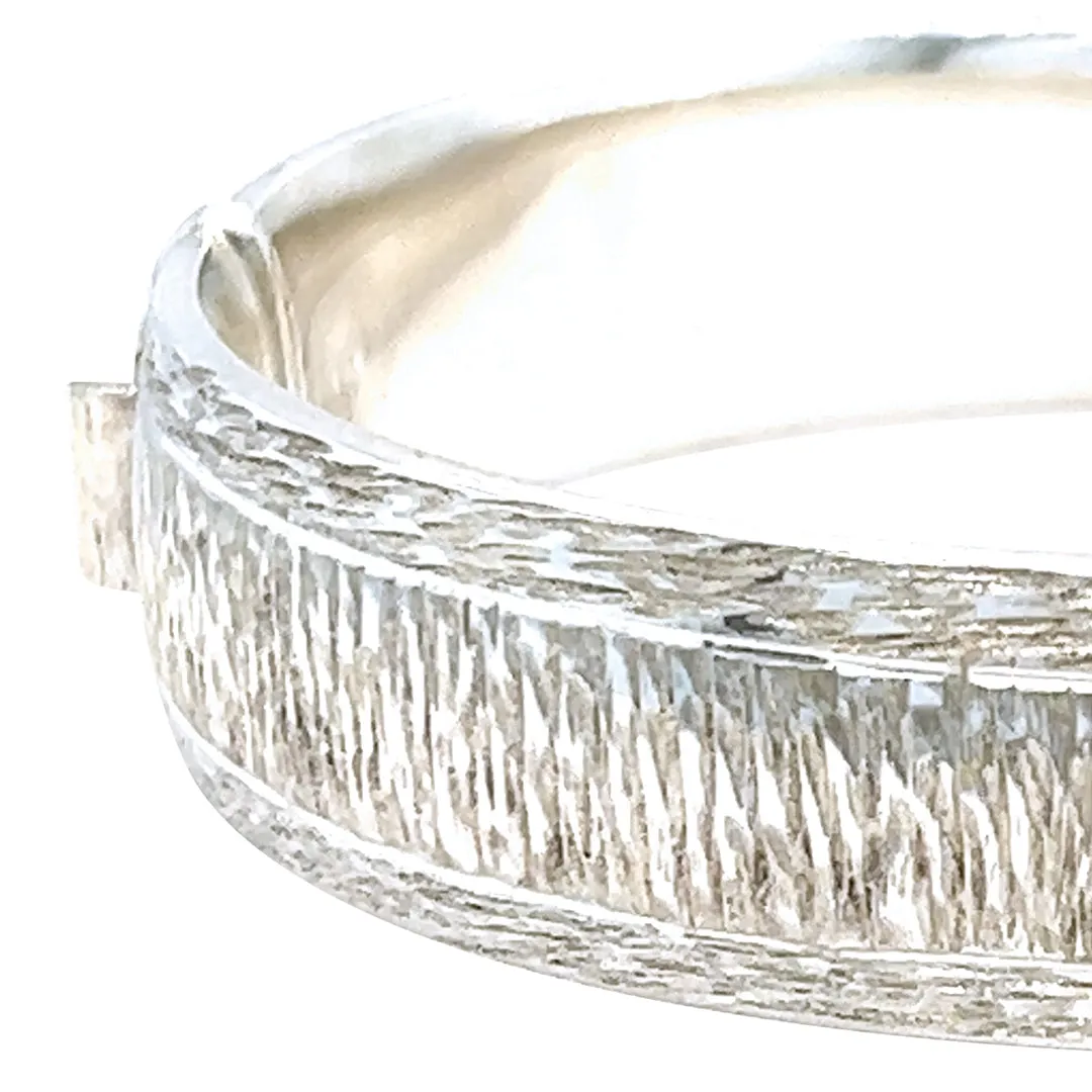 Barked Effect Bangle
