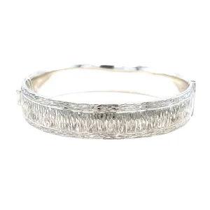 Barked Effect Bangle