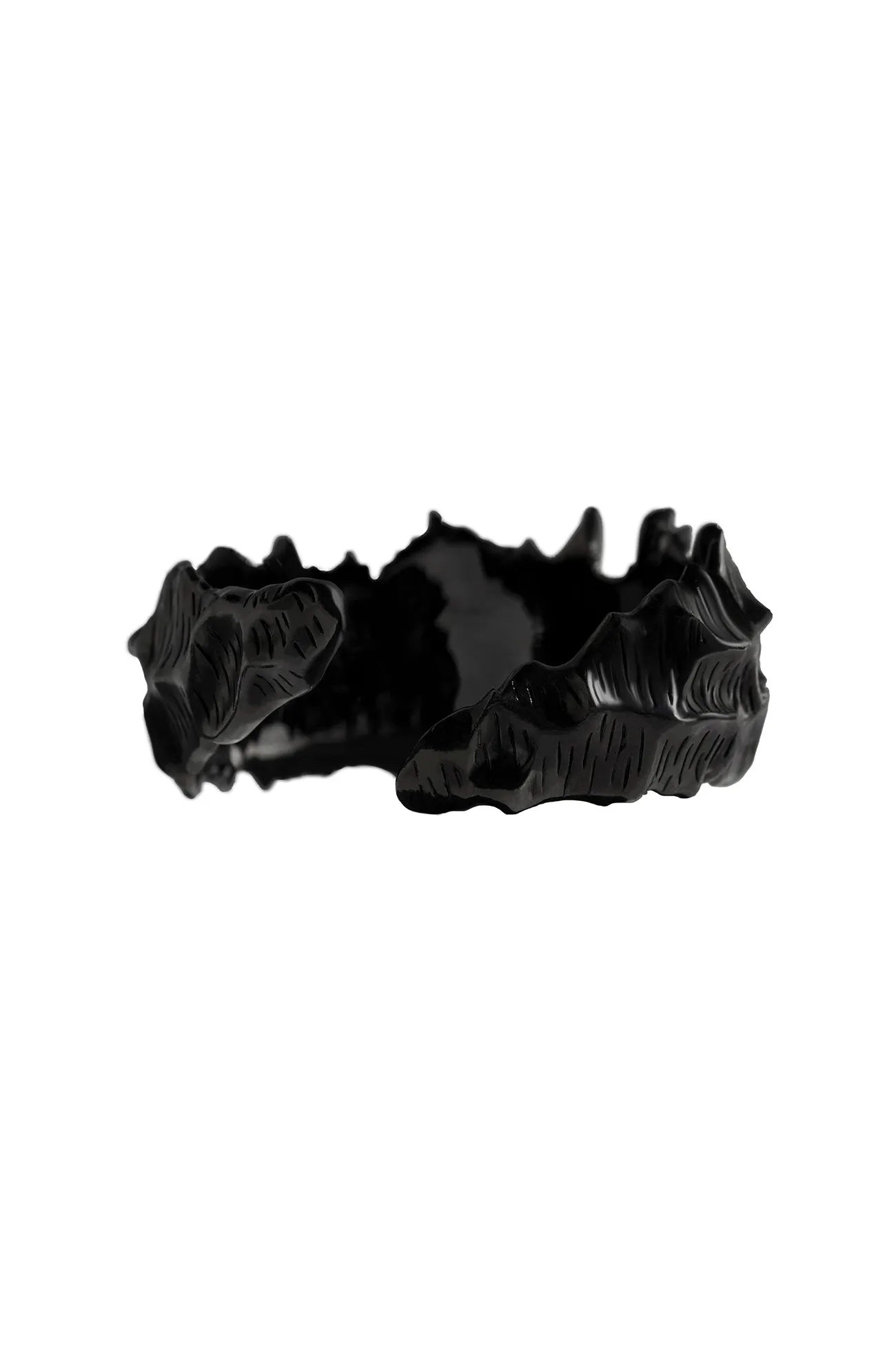 BRASS BK LUTETIUM EQUOS BANGLE/BLACK