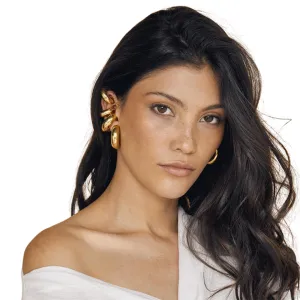 Chunky Metal Earring Set