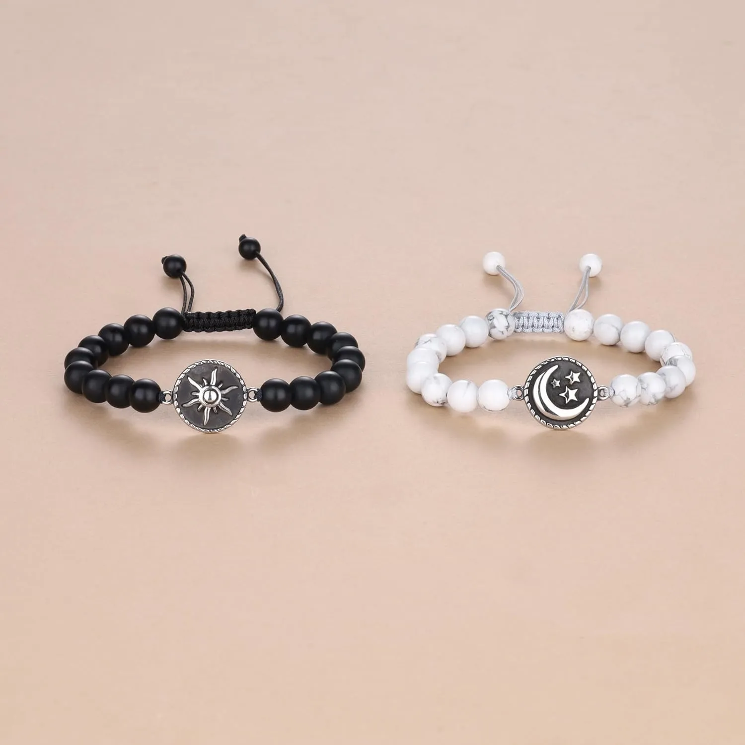 COAI Sun and Moon Couples Bracelets, Yin Yang Bracelets for Couples