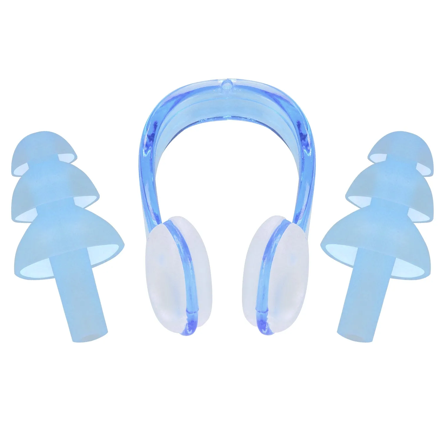 Cressi Swimming Ear Plugs & Nose Clip Set