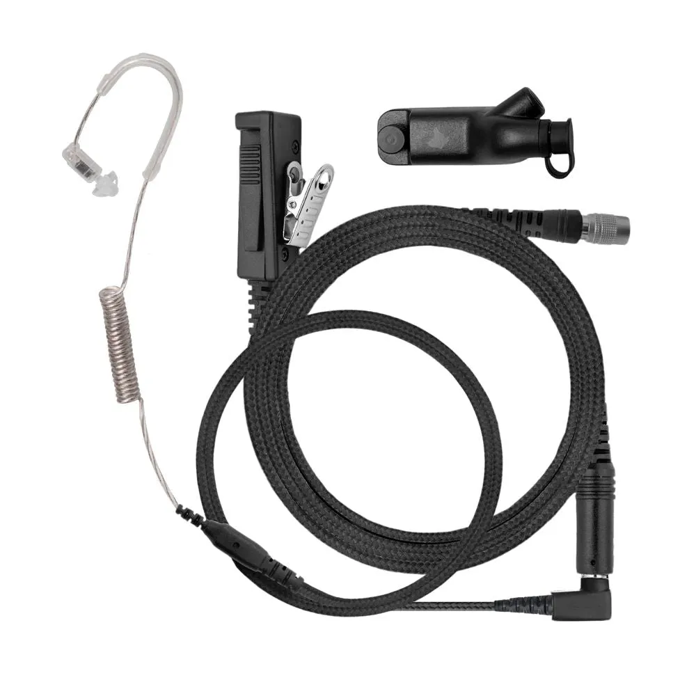 DELTA 2-Wire Surveillance Kit, Tactical (Braided), Quick Disconnect