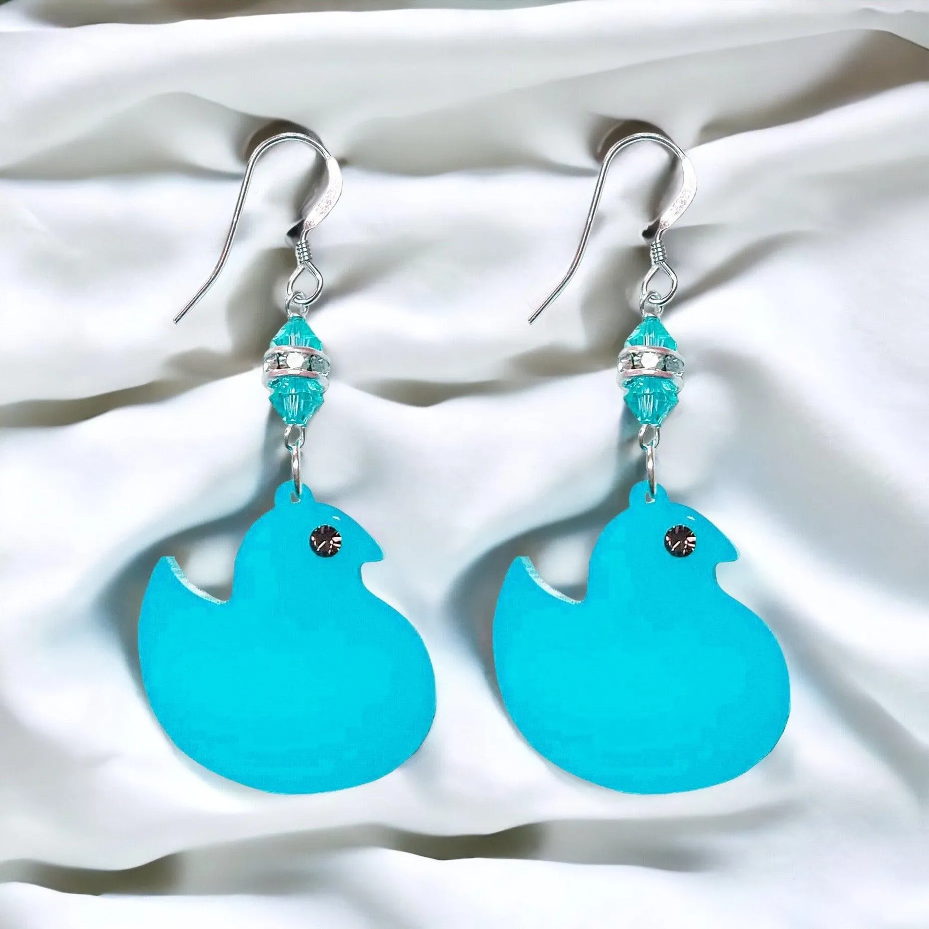 DIY Acrylic Earring Kit - Peep Chick Easter Earring