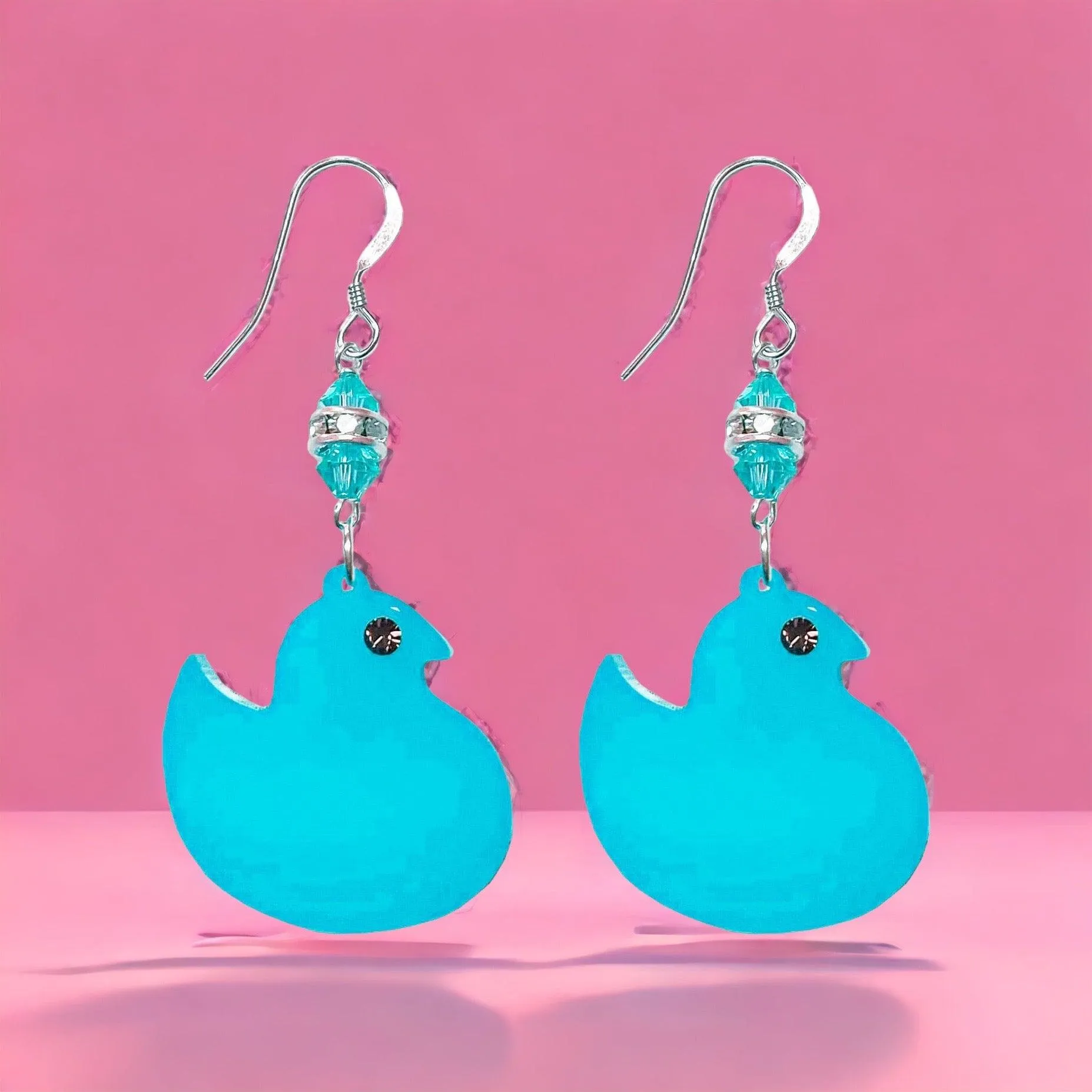 DIY Acrylic Earring Kit - Peep Chick Easter Earring