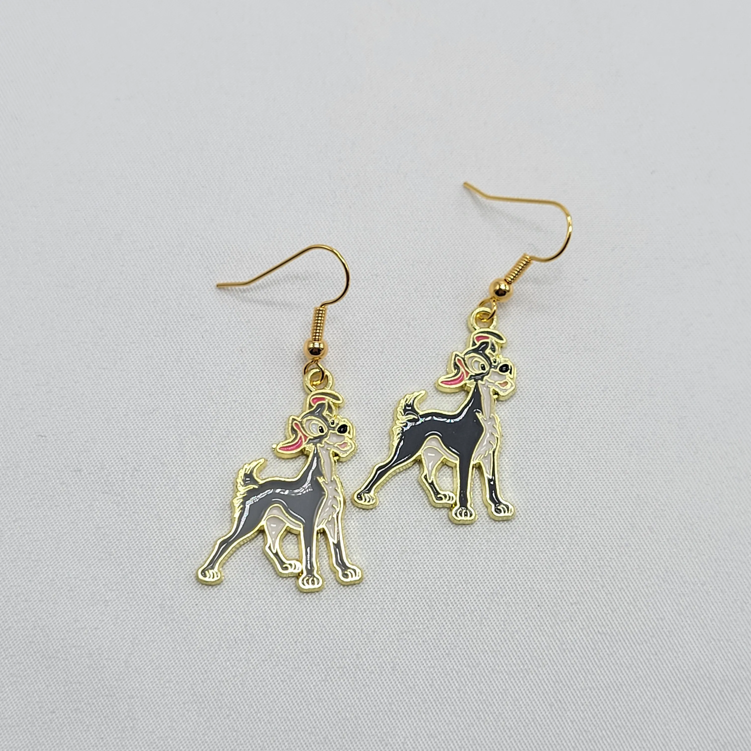Dog Earrings