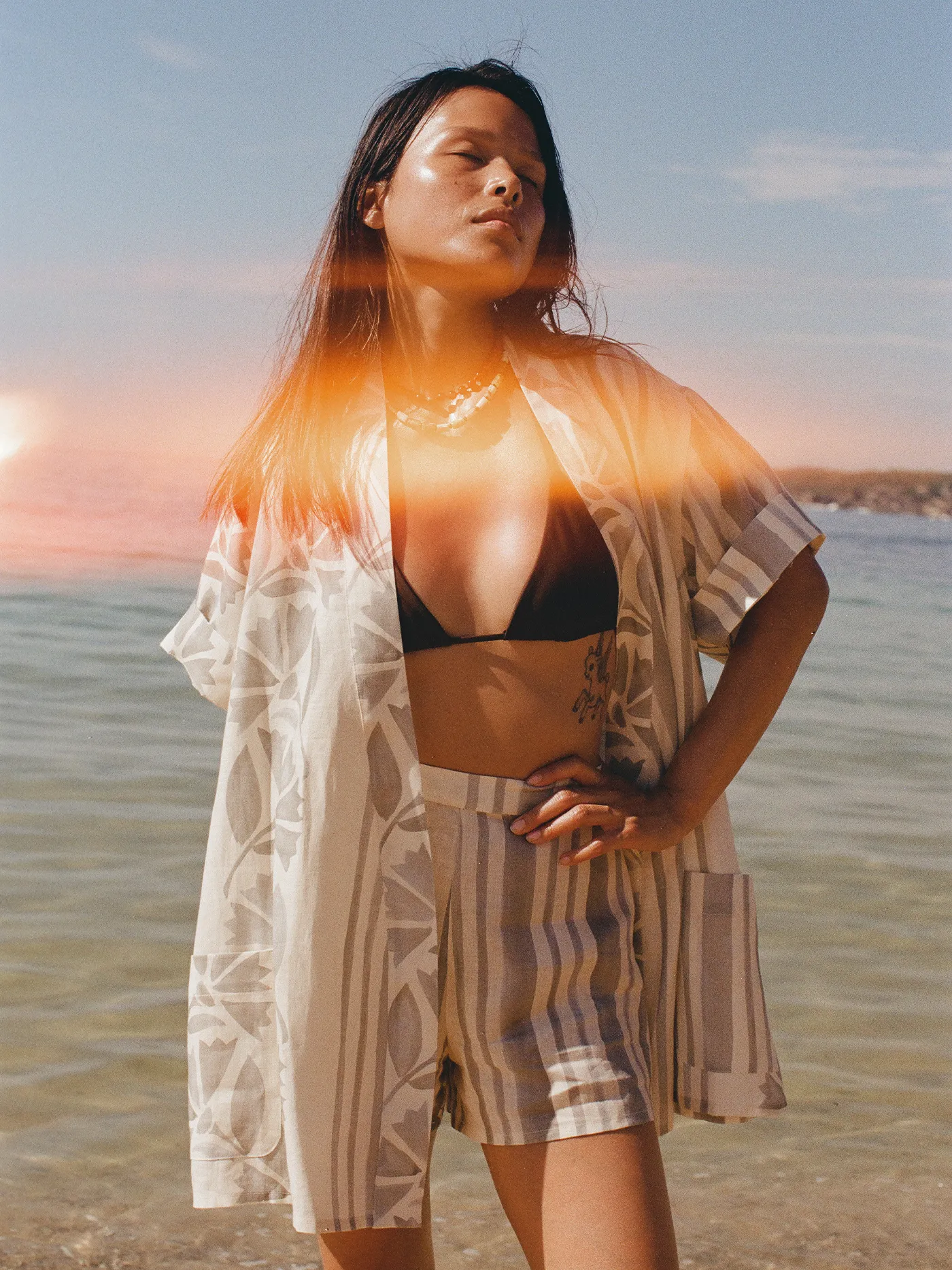 Freya Shorts | Clove Cream
