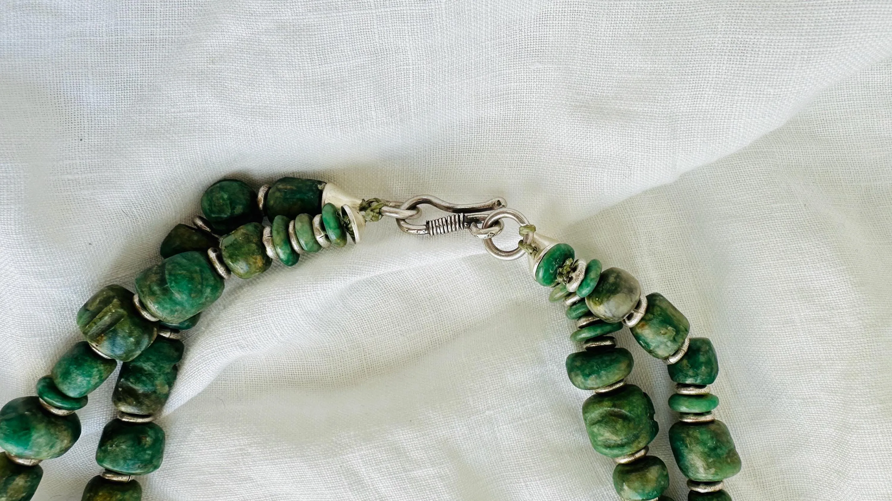 Guatemalita Necklace | Mayan Jade Reproduction Jewelry | Handmade Guatemalan Artisan Accessory