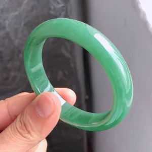 Natural Jade Bangle Jadeite Bangle Internal Diameter 53.2mm NBE090
