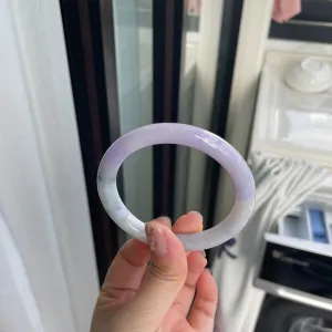 Natural Jade Bangle Jadeite Bangle Internal Diameter 53.5mm BER471