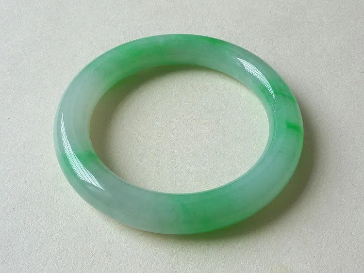 Natural Jade Bangle Jadeite Bangle Internal Diameter 54.8mm BER282