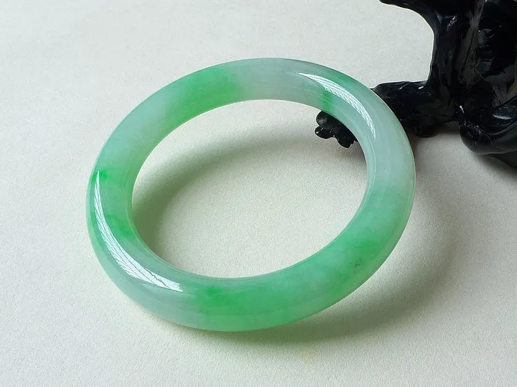 Natural Jade Bangle Jadeite Bangle Internal Diameter 54.8mm BER282