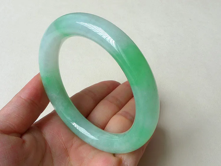 Natural Jade Bangle Jadeite Bangle Internal Diameter 54.8mm BER282