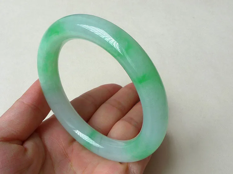 Natural Jade Bangle Jadeite Bangle Internal Diameter 54.8mm BER282