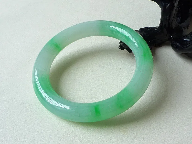 Natural Jade Bangle Jadeite Bangle Internal Diameter 54.8mm BER282