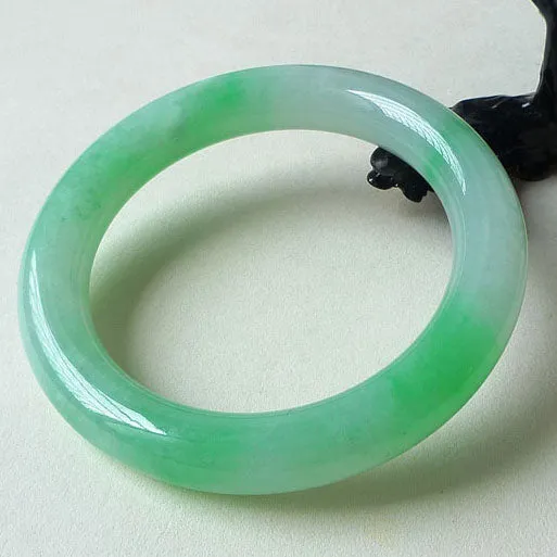 Natural Jade Bangle Jadeite Bangle Internal Diameter 54.8mm BER282