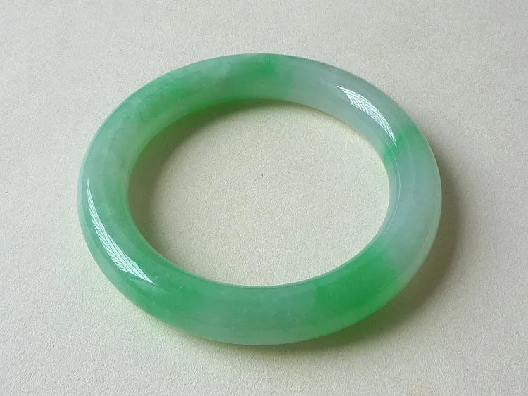 Natural Jade Bangle Jadeite Bangle Internal Diameter 54.8mm BER282