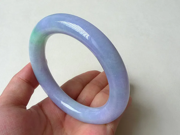 Natural Jade Bangle Jadeite Bangle Internal Diameter 54.8mm BER431