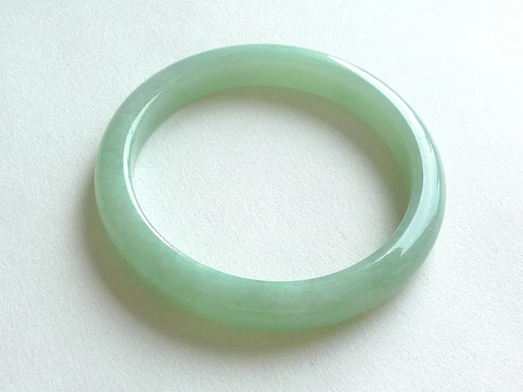 Natural Jade Bangle Jadeite Bangle Internal Diameter 55.5mm BER030
