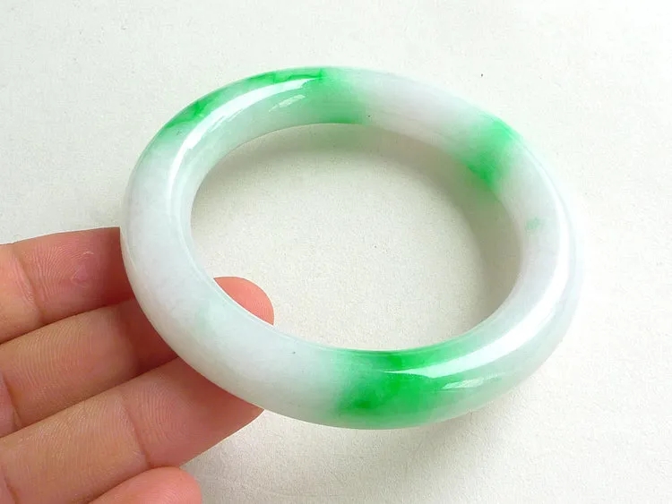 Natural Jade Bangle Jadeite Bangle Internal Diameter 55.5mm BER131