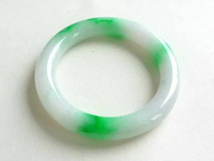 Natural Jade Bangle Jadeite Bangle Internal Diameter 55.5mm BER131