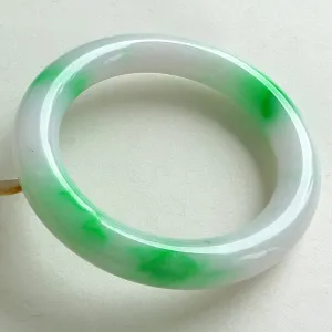 Natural Jade Bangle Jadeite Bangle Internal Diameter 55.5mm BER131