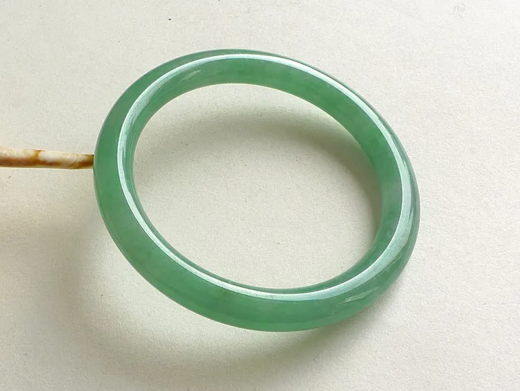 Natural Jade Bangle Jadeite Bangle Internal Diameter 55.5mm BER943