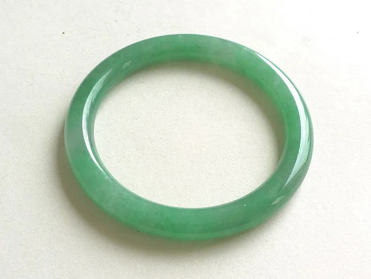 Natural Jade Bangle Jadeite Bangle Internal Diameter 55.5mm BER943