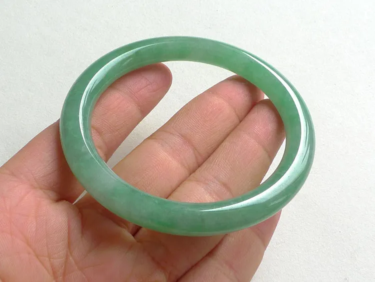 Natural Jade Bangle Jadeite Bangle Internal Diameter 55.5mm BER943