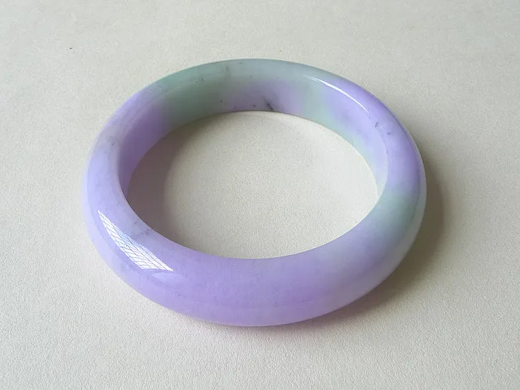Natural Jade Bangle Jadeite Bangle Internal Diameter 55mm BER361