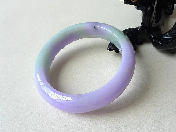 Natural Jade Bangle Jadeite Bangle Internal Diameter 55mm BER361