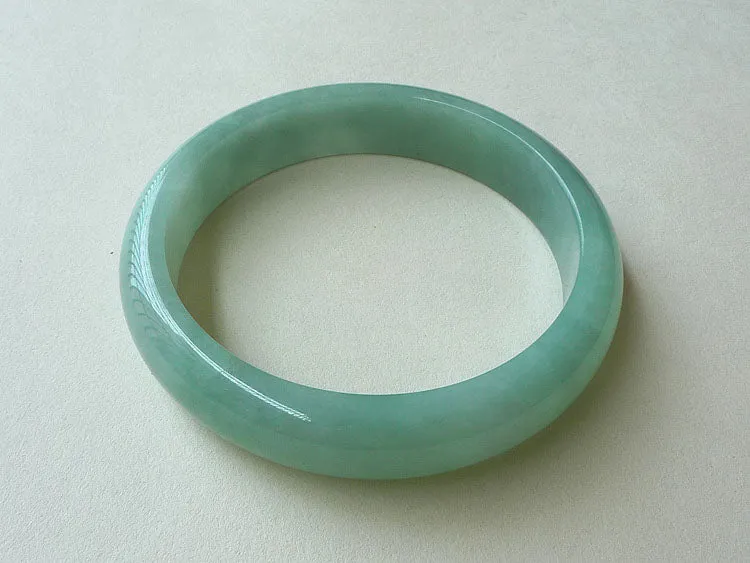 Natural Jade Bangle Jadeite Bangle Internal Diameter 56.5mm BER345