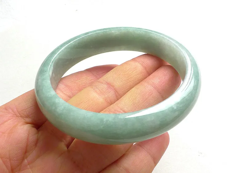 Natural Jade Bangle Jadeite Bangle Internal Diameter 56.5mm BER779