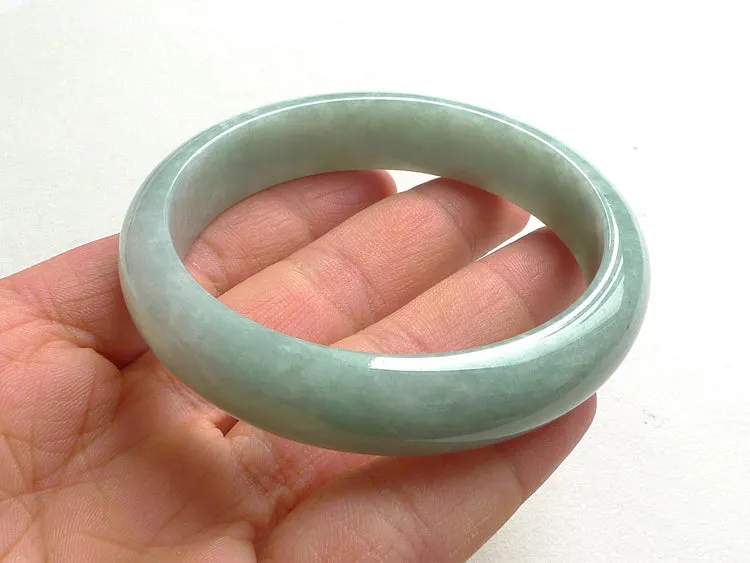 Natural Jade Bangle Jadeite Bangle Internal Diameter 56.5mm BER779