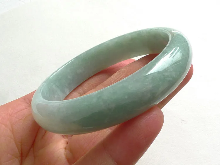Natural Jade Bangle Jadeite Bangle Internal Diameter 56.5mm BER779