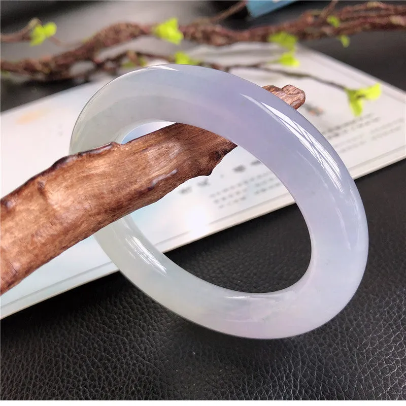 Natural Jade Bangle Jadeite Bangle Internal Diameter 57.3mm B8010548