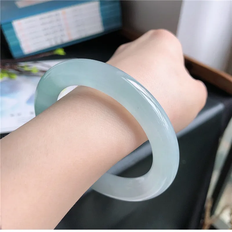 Natural Jade Bangle Jadeite Bangle Internal Diameter 57.6mm A4030507