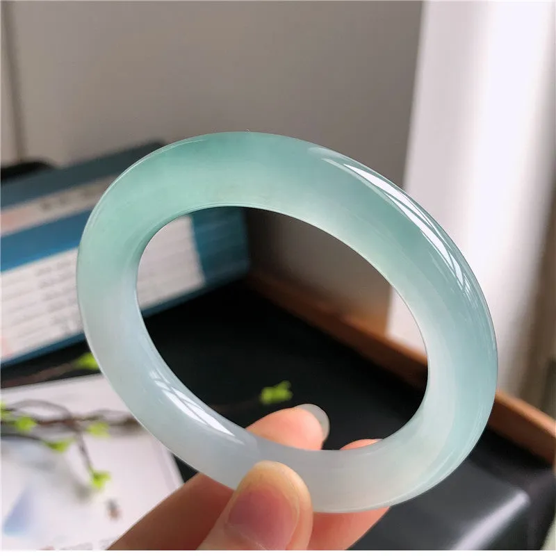 Natural Jade Bangle Jadeite Bangle Internal Diameter 57.6mm A4030507