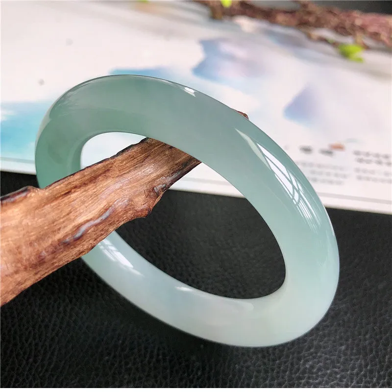 Natural Jade Bangle Jadeite Bangle Internal Diameter 57.6mm A4030507