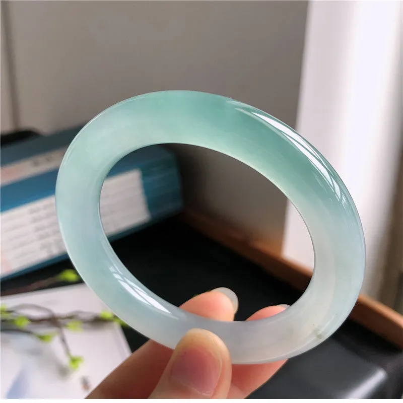 Natural Jade Bangle Jadeite Bangle Internal Diameter 57.6mm A4030507