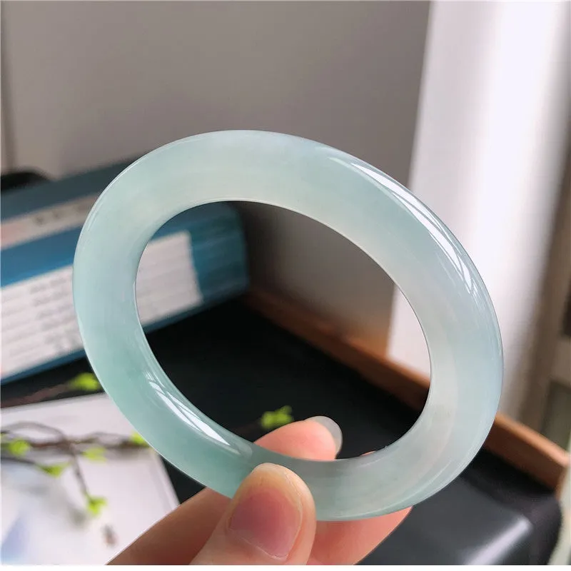 Natural Jade Bangle Jadeite Bangle Internal Diameter 57.6mm A4030507