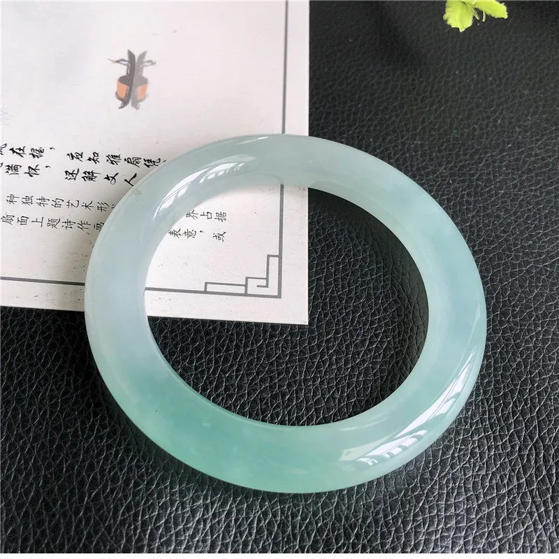 Natural Jade Bangle Jadeite Bangle Internal Diameter 57.6mm A4030507