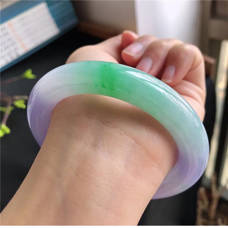 Natural Jade Bangle Jadeite Bangle Internal Diameter 57.8mm B8031598