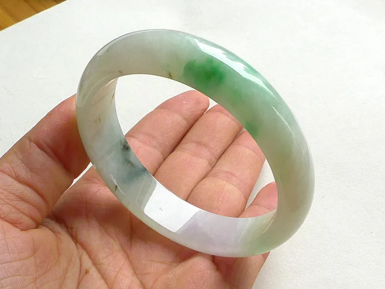 Natural Jade Bangle Jadeite Bangle Internal Diameter 57mm BER570