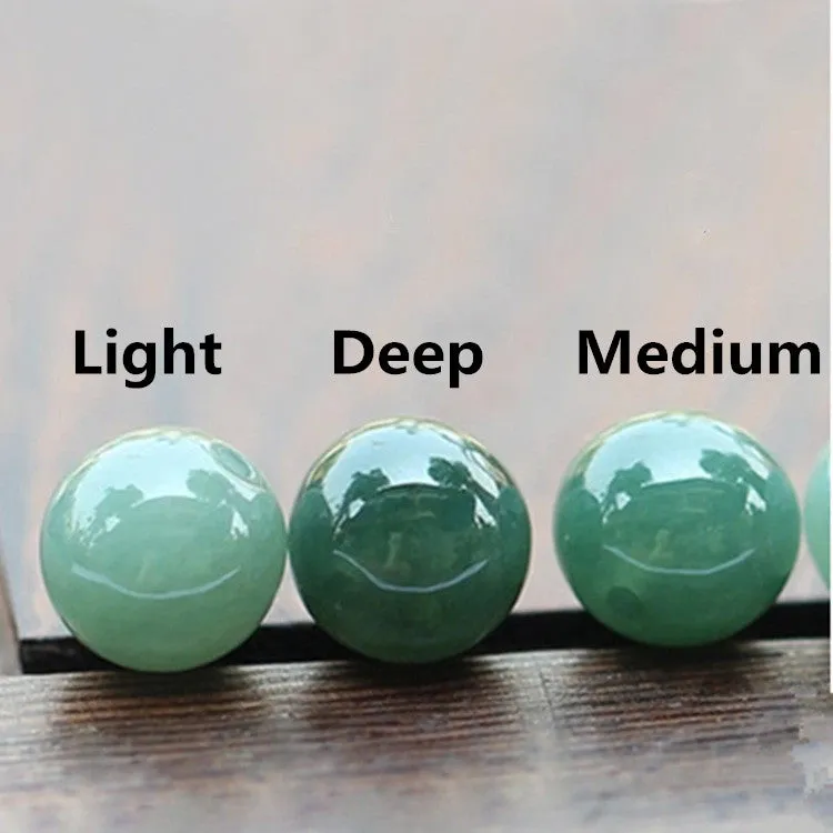 Natural Jade Beads Blue Green Jadeite Bead WBD111