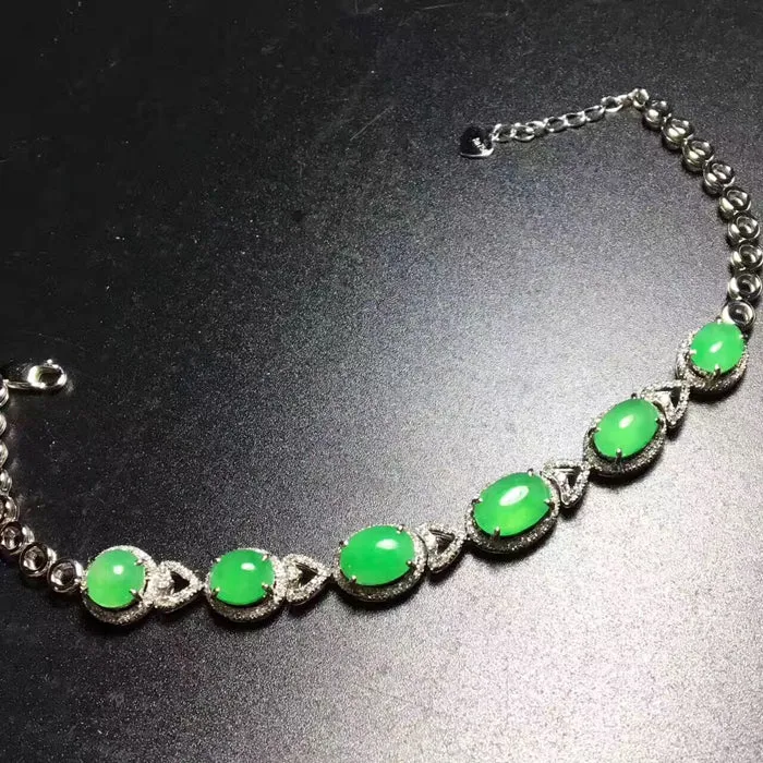 Natural Jade Bracelet Jadeite Bracelet NBT20