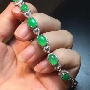 Natural Jade Bracelet Jadeite Bracelet NBT20