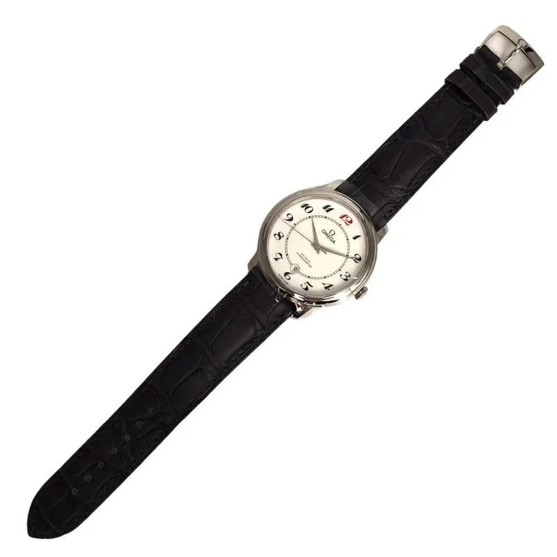 Omega Devil Prestige 50th Anniversary Model 424.53.40.20.04.002 K18 White Gold Watch Men's Used